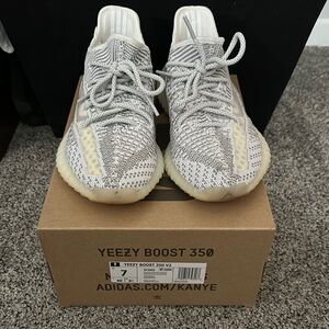 Yeezy Boost 350 V2 in Gray and Cream